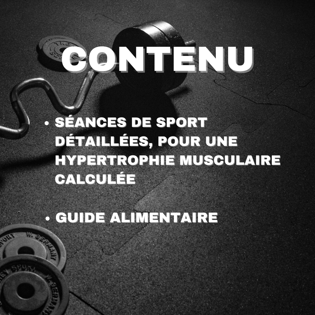 PROGRAMME HYPERTROPHIE MUSCULAIRE